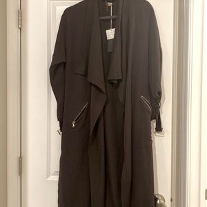 Dolce Cabo long olive green over coat